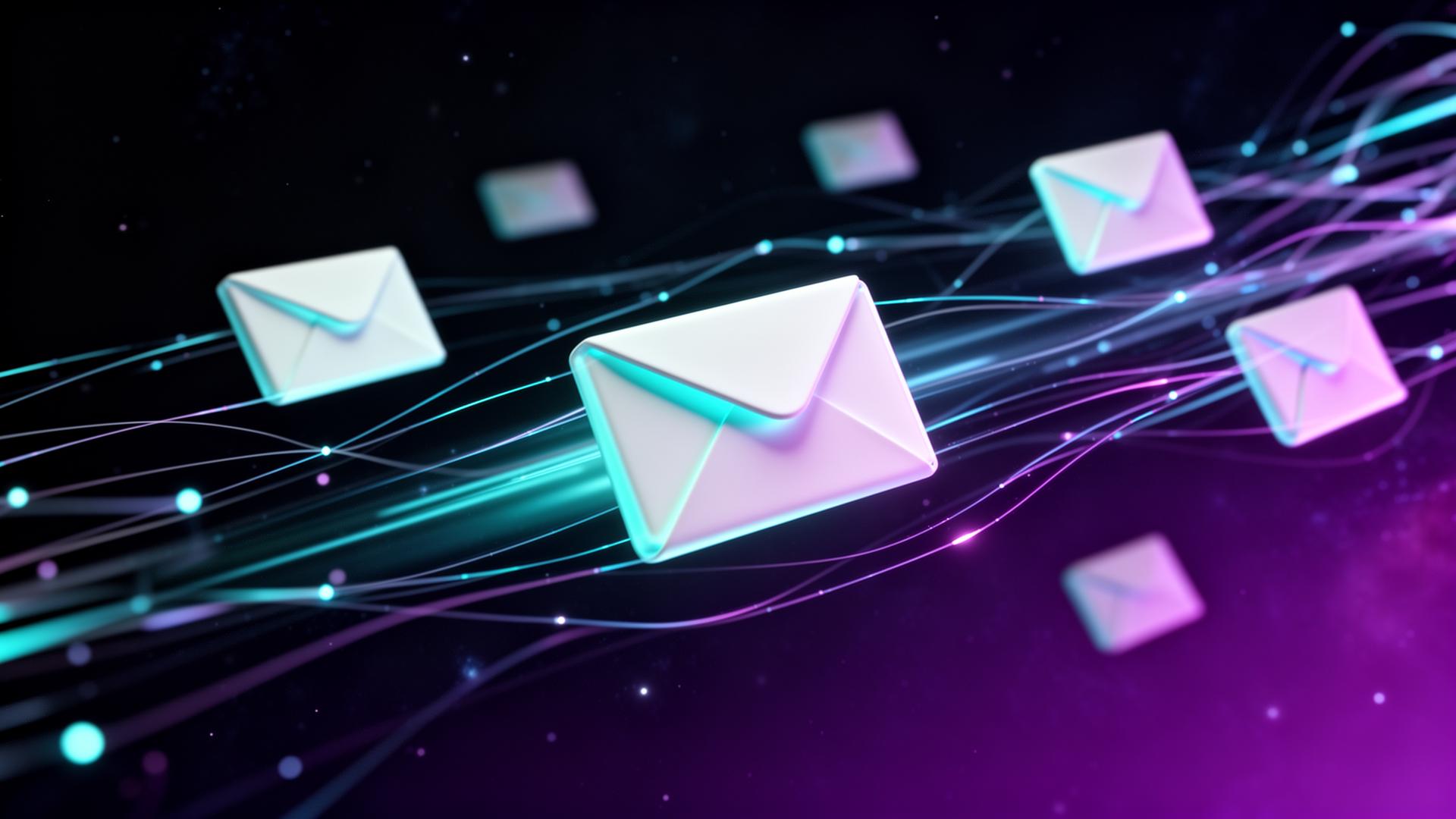 Email delivery network visualization